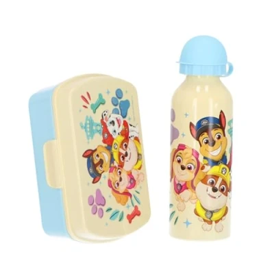 Abbildung von Kids Euroswan Lunchbox Paw Patrol Lunchset Brotdose mit einer Aluminium Trinkflasche