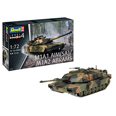 Abbildung von Revell M1A1 AIM (SA) / M1A2 Abrams, 1/72, 03346