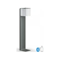 Abbildung von Steinel Connect LED Wegeleuchte GL 80 C, smarte Gartenleuchte, bedienbar per App, dimmbar, Softlichtstart, 3000 K, Warmweiß, 9.1 W, Anthrazit
