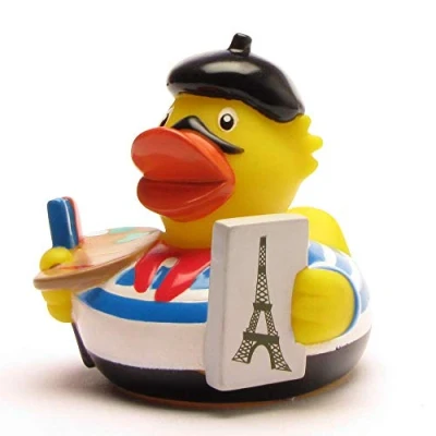 Abbildung von DUCKSHOP I Badeente Paris Quietscheente L: 7,5 cm