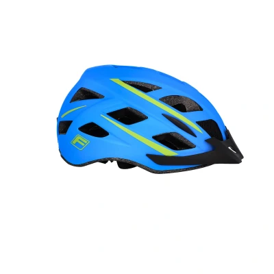 Abbildung von FISCHER Erwachsene Fahrradhelm, Radhelm, Cityhelm, Mountainbike Helm Urban Montis, L/XL, 58 61cm, weiß blau, mit beleuchtetem Innenring System