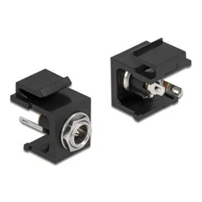 Abbildung von Delock Keystone Modul DC 5,5 x 2,5 mm Buchse schwarz