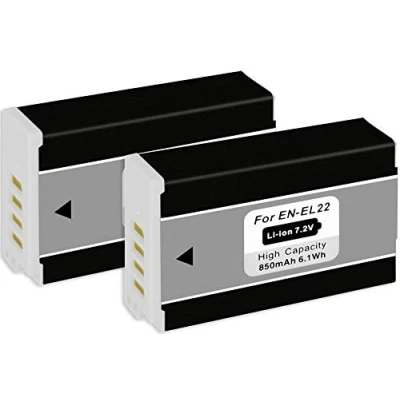 Abbildung von 2X Akku EN EL22 für Nikon 1 J4 / S2