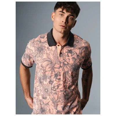Abbildung von Trigema Poloshirt &quot;TRIGEMA mit trendigem Allover Print&quot;