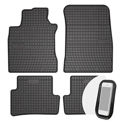 Abbildung von Gummimatten Auto Fußmatten Gummi Automatten Passgenau 4 teilig Set passend für Renault Modus 2004 2012