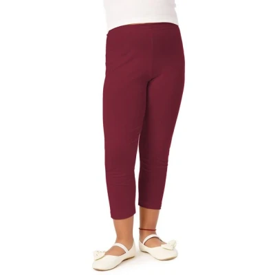 Abbildung von Merry Style Mädchen 3/4 Leggings aus Viskose MS10 131 (Weinrot, 140)