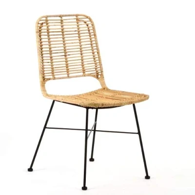 Abbildung von Lycce Rattanstuhl Lilly Flechtstuhl Natur Sitzhöhe 45cm