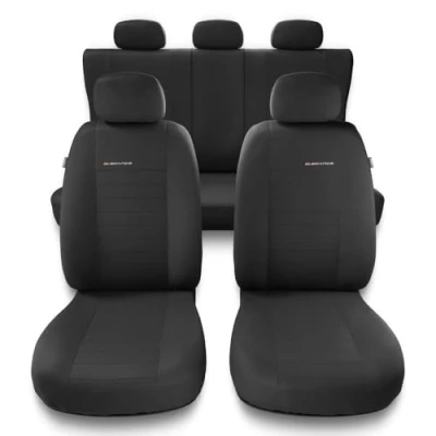 Abbildung von Mossa Universal Sitzbezüge Auto kompatibel mit Mitsubishi Galant VI, VII, VIII, IX (1987 2012) Autositzbezüge Schonbezüge für Autositze UNE 4