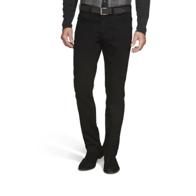 Abbildung von Meyer Dublin Jeans Slim Fit, Herren, Größe: 102, Schwarz