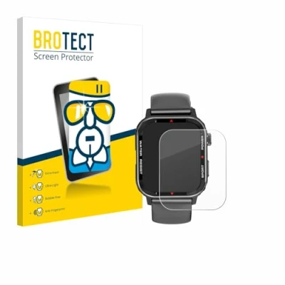 Abbildung von BROTECT Schutzglas für Manike G96 Smartwatch Schutzfolie Panzer Folie Glas [Extrem Kratzfest 9H, Anti Fingerprint, Ultra Transparent]