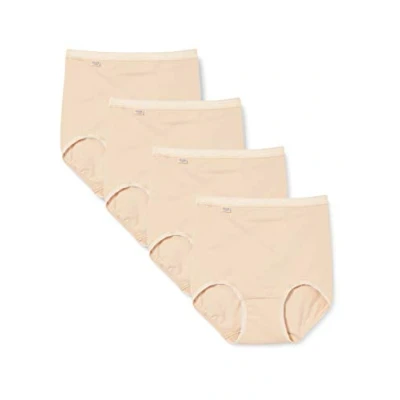 Abbildung von Sloggi Basic MAXI 4 PACK Panties, Damen, Größe: 38, Skin