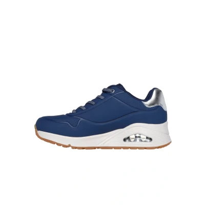 Abbildung von Skechers Damen UNO Shimmer Away Sneaker, Navy, 39.5 EU