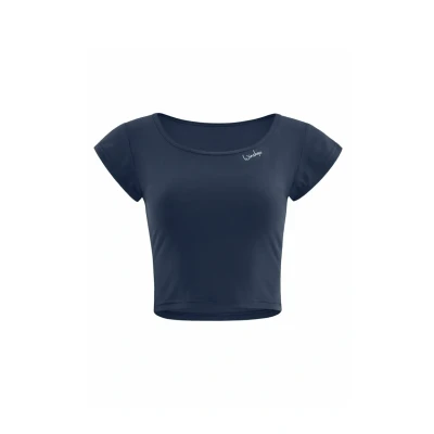 Abbildung von Winshape Functional Light AND SOFT Cropped Kurzarm Sport Tshirt, Damen, Größe: Small, Anthracite