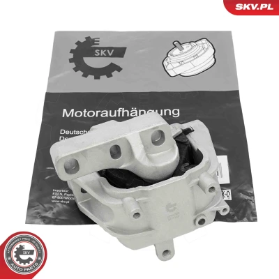Abbildung von ESEN SKV 75SKV322 Motorlager rechts Gummimetalllager Aluminium, Gummi 165mm 133mm VOLKSWAGEN: Passat B6 Variant, GOLF 6, B7 Variant