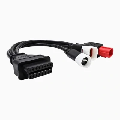 Abbildung von Bolwins J58CS OBD2 Adapterkabel für Yamaha (3/4 Pin) und Honda (6 Motorräder OBD II Diagnosekabel Motorrad Fehlererkennung 3/4/6 Pin Diagnosewerkzeug