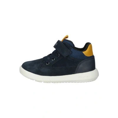 Abbildung von Geox Stiefelette Klettschuh für Kinder, Größe: 22, Navy ochre cf q Schuhe