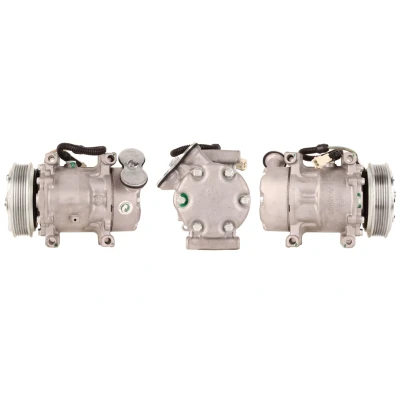 Abbildung von LUCAS ACP138 Kompressor PAG 46 R 134a mit Dichtungen CITROËN: Xsara Picasso, PEUGEOT: 206 Schrägheck