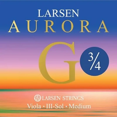Abbildung von LARSEN STRINGS Aurora Saiten für Viola G Medium 3/4