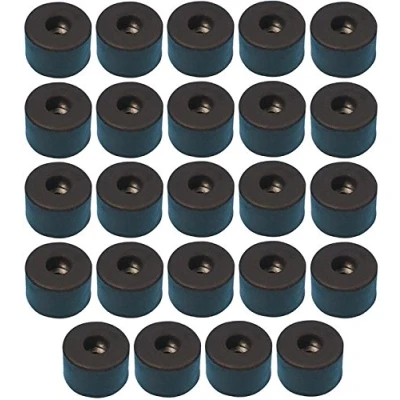 Abbildung von Adam Hall Hardware 4911 M24 AH 24er Set Gummifuß 38 x 25 mm schwarz im Beutel