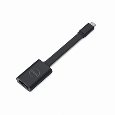 Abbildung von Dell USB C zu Display Port, Adapter ( Ultra HD (4K) bei 60 Hz, max. Auflösung (4K2K) 4096x2160 60Hz, Plug &amp; Play) Schwarz