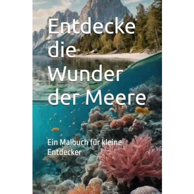 Abbildung von Entdecke die Wunder der Meere: Ein Malbuch für kleine Entdecker