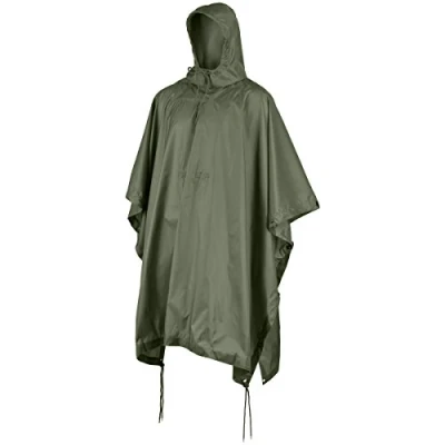 Abbildung von MFH US Army Regenponcho RipStop Regencape Regenmantel Regenanzug (DE/NL/SE/PL, Alphanumerisch, Einheitsgröße, Regular, oliv)