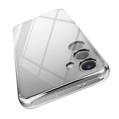 Abbildung von elago Hybride Klarsicht Hülle Kompatibel mit Samsung Galaxy S24 Plus TPU + Polykarbonat Technologie, Präzise Kameraausschnitte, Schutzh stoßfeste Bumper (Transparent)