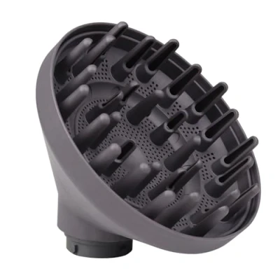 Abbildung von Laymi Diffusor Aufsatz für Dyson Airwrap langer Zacken diffuser air wrap Zubehör Haartrockner,locken Gewelltes und Lockiges Haar, Umwandlung Curling Styler dunkel grau Schwarz