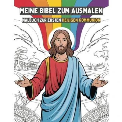 Abbildung von Meine Bibel zum Ausmalen Malbuch zur ersten heiligen Kommunion