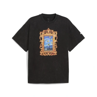 Abbildung von Puma Dylan Exhibit TEE Tshirt print, Herren, Größe: XS, Black