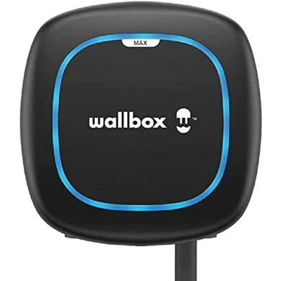 Abbildung von Wallbox Pulsar Max, Ladegerät für Elektrofahrzeuge (7.4kW, Type 2, Wi Fi, Bluetooth, OCPP, Innen/Außen, 5m, einfache Installation), Schwarz