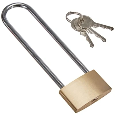 Abbildung von BGS Diy 3103 Messing Vorhängeschloss extra hoher Bügel 40 mm