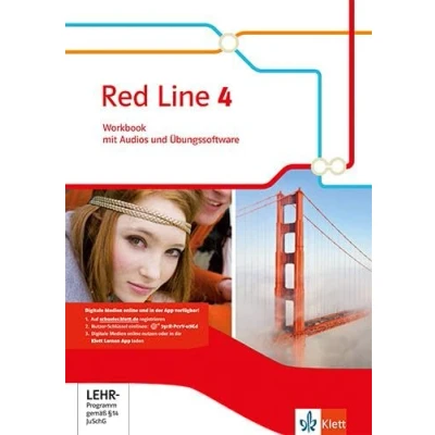 Abbildung von Red Line 4: Workbook mit Audios und Übungssoftware Klasse 8 (Red Line. Ausgabe ab 2014)