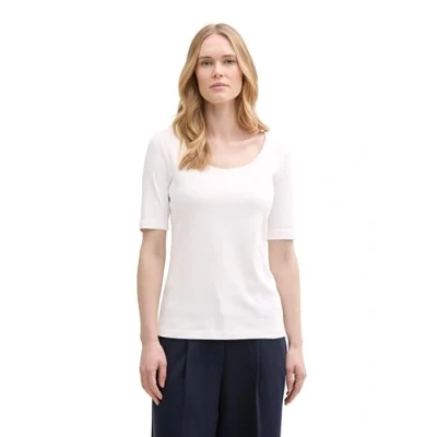 Abbildung von TOM Tailor CREW NECK Tshirt basic, Damen, Größe: XS, Whisper white