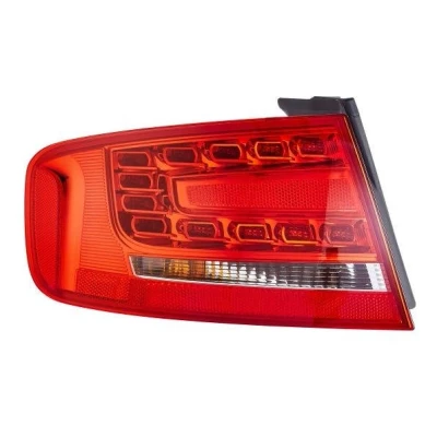 Abbildung von HELLA 2VA 010 085 091 Rückleuchte links äusserer Teil LED, P21W 12 Rot mit Lampenträger, ohne Glühlampe AUDI: A4 B8 Limousine