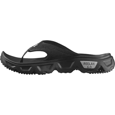 Abbildung von Salomon Reelax Break 6.0 Damen Erholungsschuhe, Gepolsterte Stabilität, Nahtloser Fußhalt, Geringes Gewicht, Black, 40