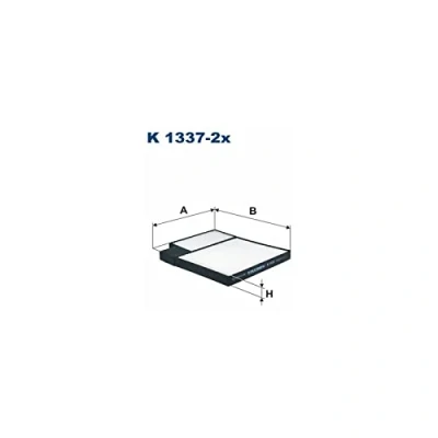 Abbildung von FILTRON K 1337 2x Innenraumfilter Partikelfilter 183 219 20 KIA: cee‘d I Kombi, II Schrägheck, HYUNDAI: i30 Schrägheck