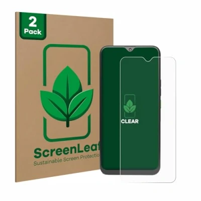 Abbildung von ScreenLeaf (2 Stück Schutzfolie für 4G Systems Rephone [nachhaltiger Displayschutz, Folie, transparent, kratzfest]