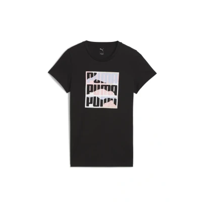 Abbildung von Puma Graphics Mountain Tshirt print, Damen, Größe: XL, Black