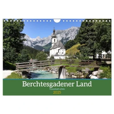 Abbildung von Berchtesgadener Land Traumhaft schön (Wandkalender 2025 DIN A4 quer), CALVENDO Monatskalender