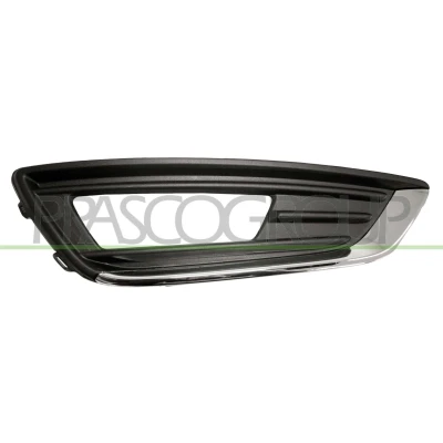 Abbildung von PRASCO FD4302133 Lüftungsgitter mit Loch/Löchern für Nebellampen verchromter Rand rechts FORD: Focus 3 Turnier, 3, Mk3 Kasten / Kombi