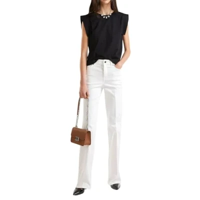 Abbildung von United Colors of Benetton Damen Pantalone 49fwde01s Jeans, Weiß, 26