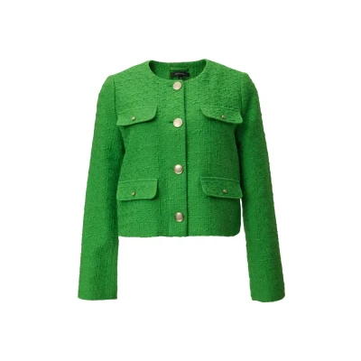 Abbildung von comma Leichte Jacke, Damen, Größe: 32, Hellgrün