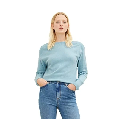 Abbildung von TOM Tailor Strickpullover, Damen, Größe: XXL, Tourmaline melange