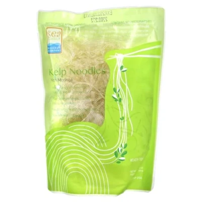 Abbildung von Sea Tangle Moringa Kelp Nudeln (340 ml) kalorienarme asiatische für gesunde Nudelgerichte glutenfrei, Keto Nudel Sub Reisnudeln, Glasnudeln, Pad Thai Nudeln, Vermicelli