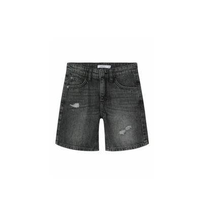 Abbildung von Name it Jeans Shorts für Kinder, Größe: 122, Dark grey denim