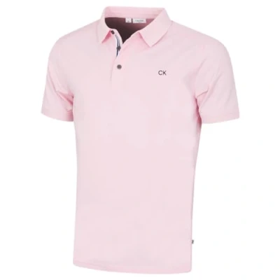 Abbildung von Calvin Klein Herren Campus Sport Stretch Golf Poloshirt Baby Rosa XL