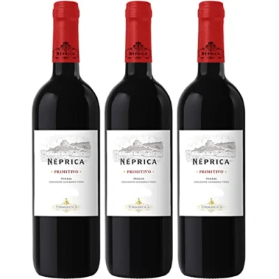 Abbildung von Weingut Tormaresca Antinori Neprica Primitivo Puglia IGT Rotwein Wein Trocken Italien I Visando Paket (3 x 0,75l)