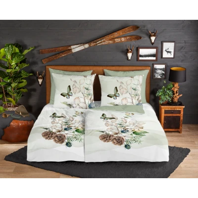 Abbildung von good morning Wendebettwäsche &quot;Marjan&quot;, (3 tlg.), 100% Baumwolle/ Flanell (Biber)
