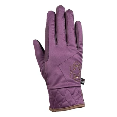Abbildung von HKM Arctic Bay Reithandschuhe 3300 Dunkellila XL